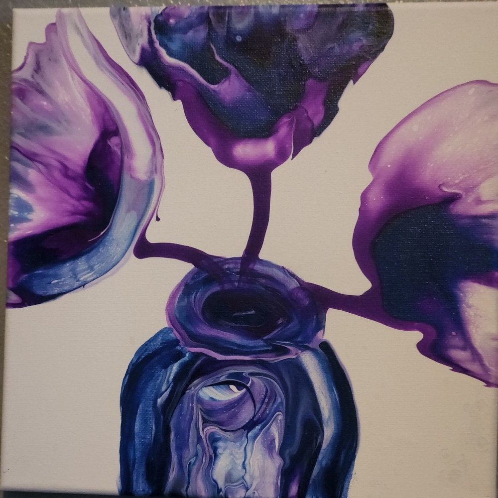 10 x 10 acrylic canvas painting